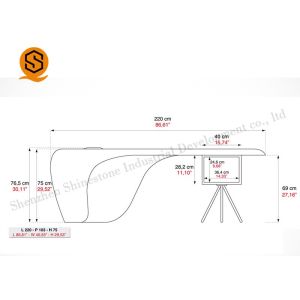 Buy cheap Antibacterial Solid Surface Office Furniture White Office Manager Table from wholesalers