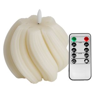 Buy cheap Battery Operated Remote Control LED Lanterns Christmas Flickering Real Wax from wholesalers