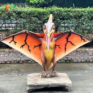 Animatronic Pterosaur Simulation Animatronic Dinosaur For Them Park Attraction