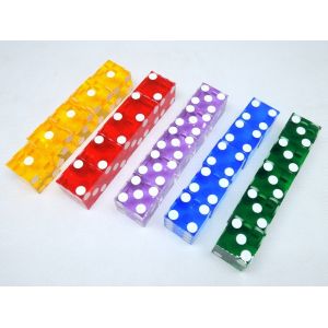 Buy cheap 16mm and 19mmclear transparent square corner crystal Regular pixel points plastic dice plastic cube product