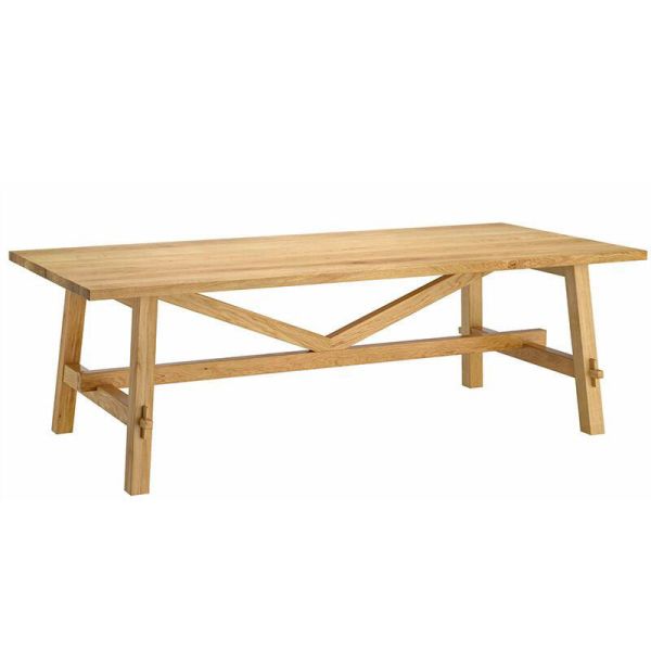 Buy cheap Nordic Style Rectangular Dining Table for Hotel and Restaurant Solid Wood Material Included from wholesalers