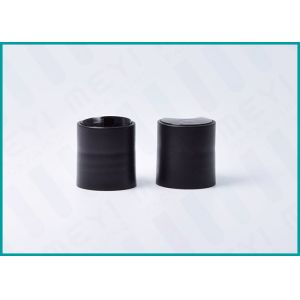 China 20/410 Black Disc Top Cap , Plastic Screw Caps For Hand Gel Sanitizer on sale