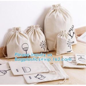 Buy cheap OEM Organic Cotton Drawstring Bag,Custom design Eco Friendly printing canvas cotton drawstring bag,Muslin Drawstring Bag from wholesalers