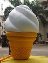 Buy cheap Custom Inflatable Ice Cream Model for Outdoor Advertising from wholesalers