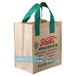 China pp woven bag supplier printed pp laminated non woven bag heat seal non