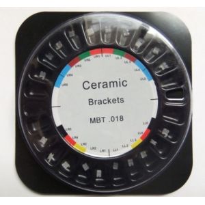 Buy cheap Passive Slide Design Ceramic Dental Braces With Mbt .018'' 3 4 5 Hook from wholesalers