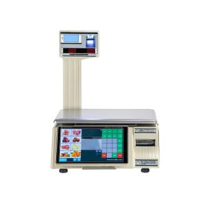 Buy cheap 15kg Touch Screen Label Printing Weighing Scale with LED LCD Display and 1*RS232 Port Type from wholesalers