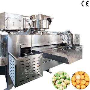 Buy cheap Swing Coated Peanuts Nut Oven 304 Stainless Steel Flat Tray Design for Flavored Powdered Peanuts from wholesalers