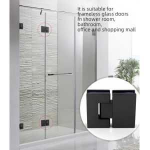 Buy cheap 180 Degree Alloy Glass to Glass Bathroom Shower Hinge for 8-12mm Glass Modern Design Style from wholesalers