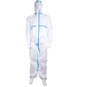 Buy cheap Breathable Latex Free Disposable Protective Coverall Eco Friendly With Hood product