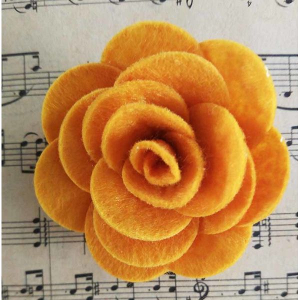Quality Lovely Felt Fabric Craft Flowers Gorgeous Thanksgiving Festival Use for sale
