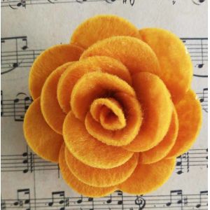 Buy cheap Lovely Felt Fabric Craft Flowers Gorgeous Thanksgiving Festival Use from wholesalers