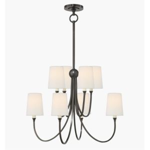 TOB 5010 Reed Large Chandelier 37.5" O/A Height With 8 - E12 Candelabra Socket
