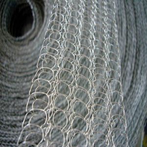 China Smooth Surface Corrosion And Rust Resistance Knitted Wire Mesh With 2*3mm Hole Size on sale China Smooth Surface Corrosion And Rust Resistance Knitted Wire Mesh With 2*3mm Hole Size on sale