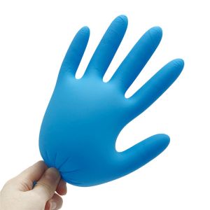 Buy cheap CE FDA Non Sterile 4 Mil Nitrile Disposable Gloves from wholesalers
