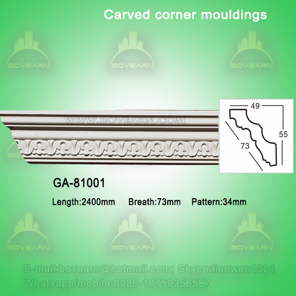 Quality Natural home decoration pu cornice board ideas for sale