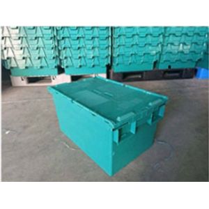 Buy cheap Logistics Movable Plastic Attached Lid Containers Customized Logo from wholesalers