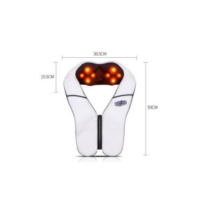 Intelligent PU Shiatsu Neck Shoulder Massager Positive And Reserve Zipper Merge