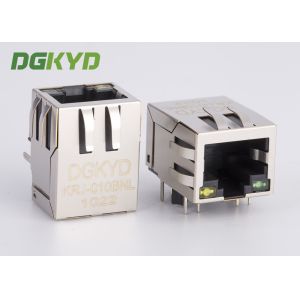 Buy cheap Shielded Magnetics Rj45 Pcb Connector With Integrated Transformer Customizable from wholesalers