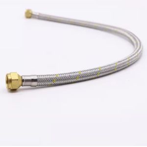 Buy cheap Stainless Steel Wire Braided Rubber Flexible Gas Hose 1/2