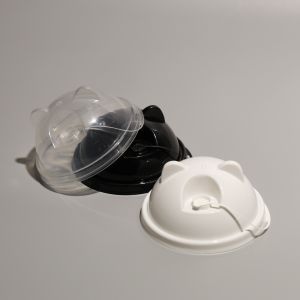 Buy cheap Round Plastic Cup Lid Transparent Screw On PP Cup Lid For Takeaway Juice Cup from wholesalers