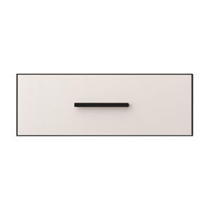 Buy cheap Modern Beige Drawer Front Panel With Black Handle Custom Sizes Cabinet Drawer Front product