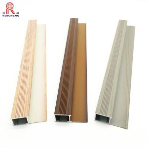 Buy cheap Solid Laminate Flooring Aluminium Bullnose Stair Nosing Staircase Protection from wholesalers