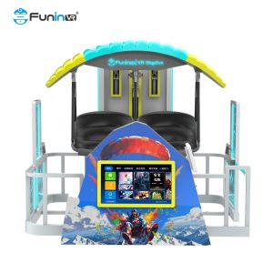 Buy cheap Blue Virtual Reality Games Simulator For Kids Designed With Low Maintenance Features Combining Fun Educational Content And Safe Play from wholesalers