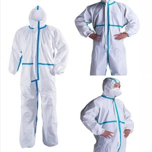 Buy cheap Full Body Protection Suit Rubber Seal Disposable Isolation Gowns from wholesalers
