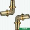 Buy cheap Male Threaded Elbow PEX Brass Fittings Chrome Plated Customized Slide Fittings from wholesalers
