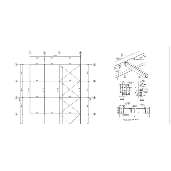 Buy cheap Durable Structural Engineering Designs For Steel Shed Steelwork from wholesalers