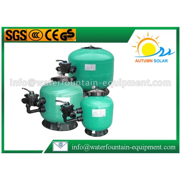 Buy cheap Fibreglass Sand Swimming Pool Filter Side Mount Bobbin Wound With Multiport Valve from wholesalers