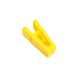 A Style Plastic Clothes Line Hanger Clip yellow