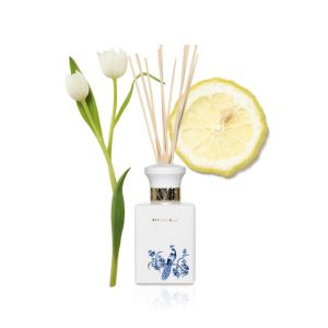 China Luxury Natural Essential Oils Home Reed Diffuser Ceramic Pattern Bottle on sale