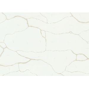 Durable White Quartz Stone Artificial Faux Stone Staining Resistant 2.45 G/Cm3