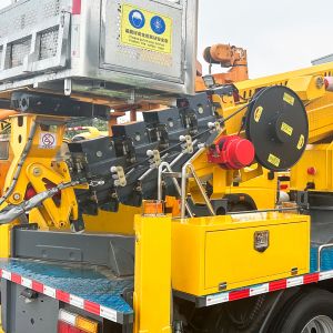 Auto Spring Driven Hydraulic Hose Reel With 2 Hoses High Pressure Customized