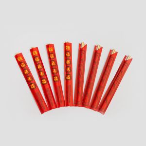 Buy cheap Disposable Chinese Japanese Bamboo Chopsticks With Paper Wrapped from wholesalers