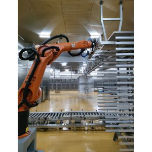 Food Industrie Palletizing KR60-3 Kuka Industrial Robots Perfect Solution