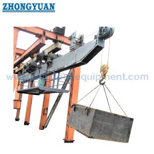 Buy cheap Two Hooks Horizontal Gantry Provision Crane Ship Deck Equipment from wholesalers
