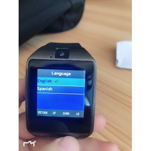 Buy cheap English/Spanish/German language customizable wireless watch receiver pager from wholesalers