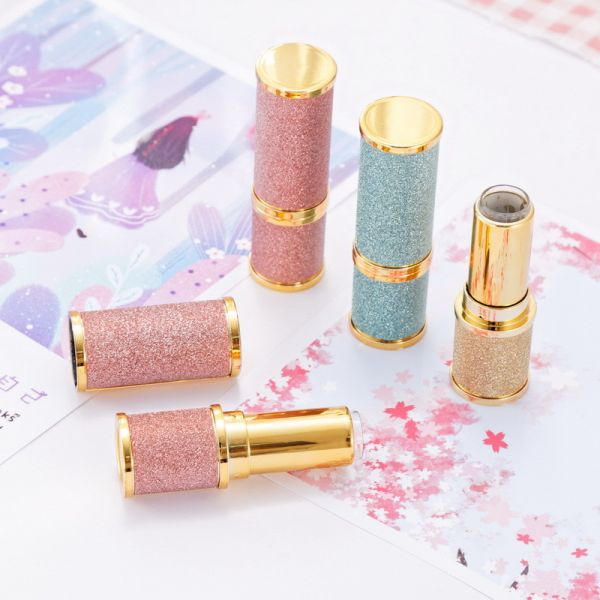 Quality DIY Pink and gold Empty Lipstick Tube empty lipstick tubes wholesale for sale
