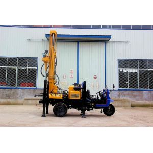 Buy cheap Deep Rock Water Well Crawler Drilling Rig with hydraulic outriggers from wholesalers