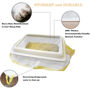 Buy cheap Scented And Unscented Drawstring LDPE Cat Litter Box Liners from wholesalers