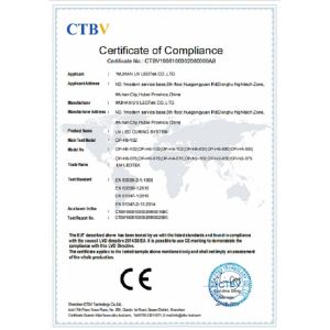 Wuhan UV LEDTek Co.,Ltd Certifications