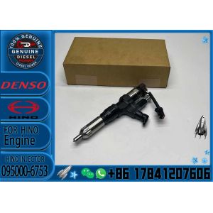 Buy cheap Common Rail Engine Part Diesel Fuel Injector 095000-6753 Injector OEM 23670-E0030 For HINO J08E from wholesalers