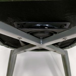 Backrest Leather Streamlined Indoor Swivel Chair