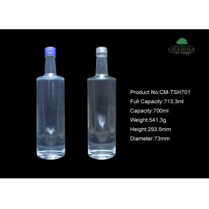 Buy cheap 700 ML transparent round  bottle for Gin from wholesalers