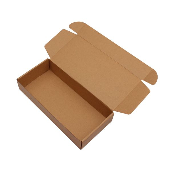 Quality Cheap folding corrugated flower packaging box brown kraft paper boxes for sale