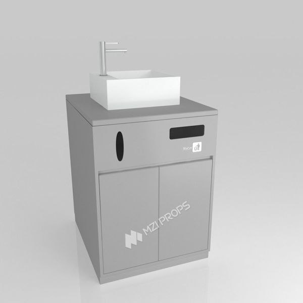 Buy cheap Retail Store Table Grey Wooden Experience Table For Luxury Store Display Furniture And Branded Shop Shelf from wholesalers