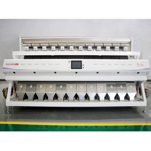 High Efficiency Wheat Color Sorter 12 Channels Rustproof Aluminum Alloy